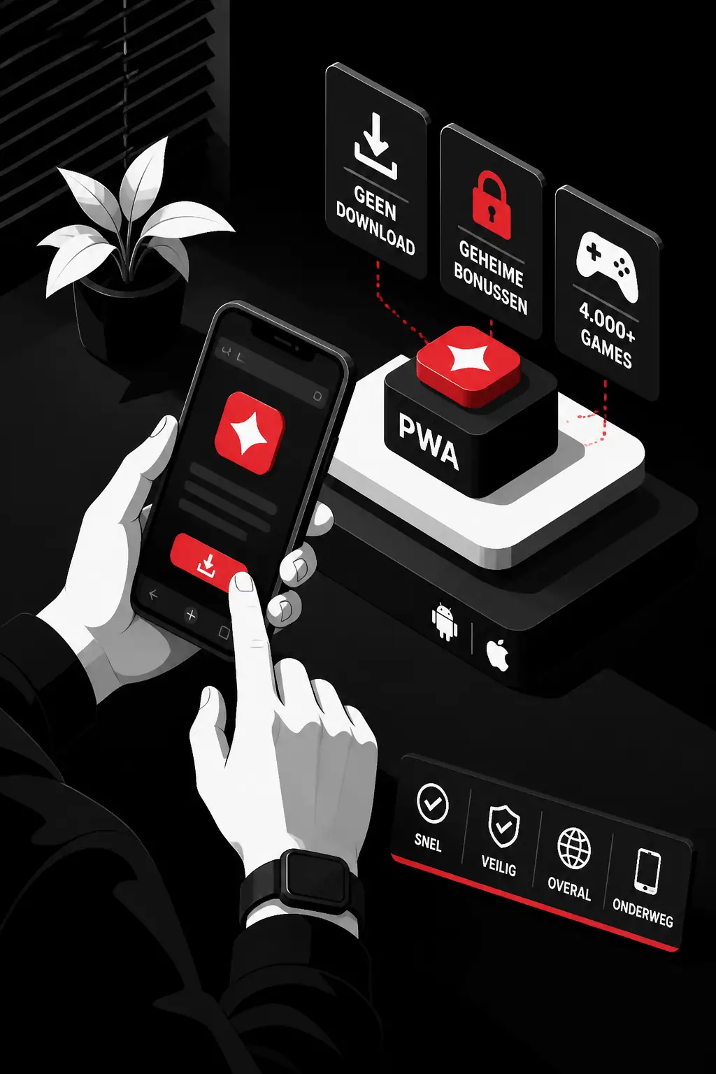 Tip-Top.bet Mobiele App: PWA met Geheime Bonussen visual guide for Tip-Top.bet Casino
